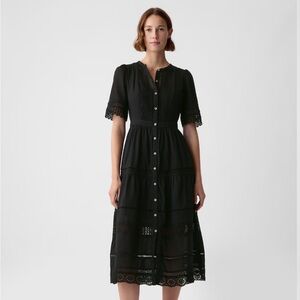 GAP Midi length black dress